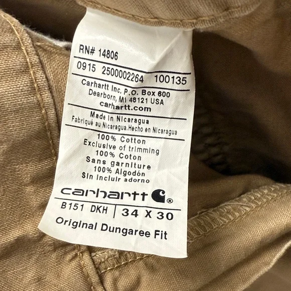 Carhartt Men's Brown Cargo Pants - Picture 2 of 5